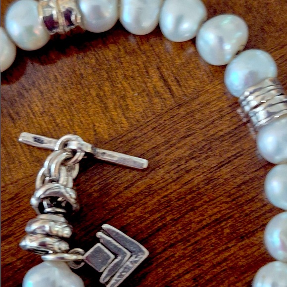 Silpada Vintage Silver with White Pearls Bracelet - Picture 7 of 8